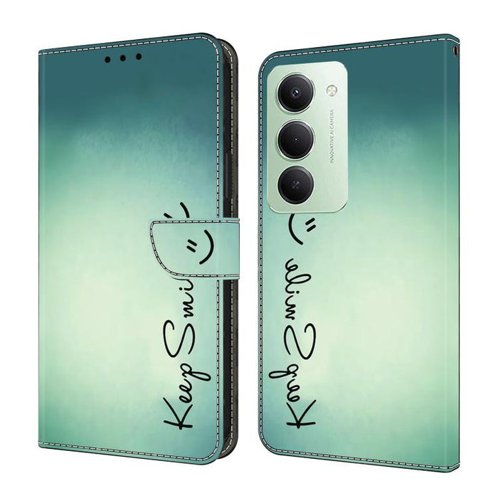 Funda para teléfono de cuero vegano pintado con efecto cristal, For Redmi A7 4G 171.8mm, For Redmi Note 15 4G / 5G Global 164mm, For Redmi Note 15 Pro 5G Global 163.6mm, For Redmi 15C 5G / 4G EU 173mm / Poco C85 5G                                      ...