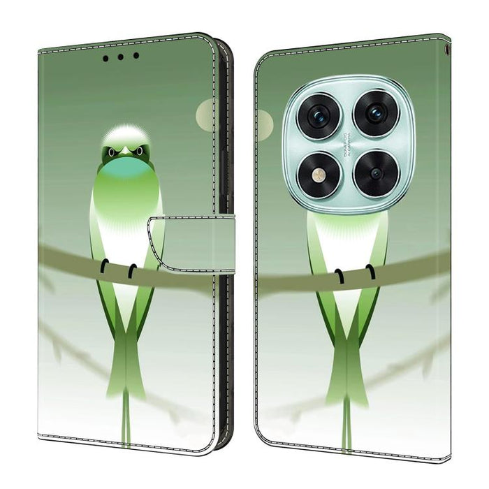 Funda para teléfono de cuero vegano pintado con efecto cristal, For Redmi 15C 5G / 4G Global 171mm, For Redmi Note 14 4G 164.84mm, For Redmi Note 14 Pro+ 5G / Poco X7, For Redmi Note 14 Pro 4G, For Redmi Note 14 4G 163.25mm, For Redmi Note 14 5G