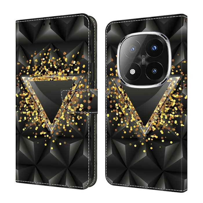Funda para teléfono de cuero vegano pintado con efecto cristal, For Redmi 15C 5G / 4G Global 171mm, For Redmi Note 14 4G 164.84mm, For Redmi Note 14 Pro+ 5G / Poco X7, For Redmi Note 14 Pro 4G, For Redmi Note 14 4G 163.25mm, For Redmi Note 14 5G