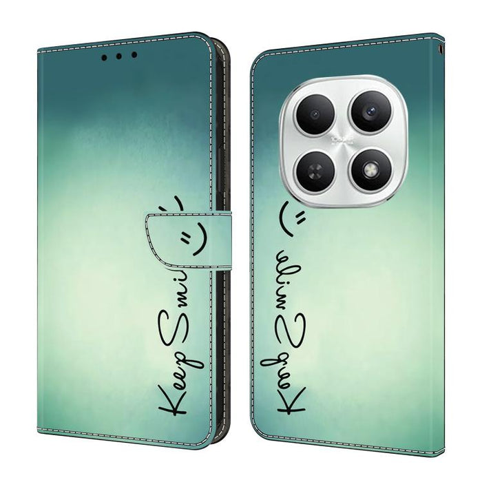 Funda para teléfono de cuero vegano pintado con efecto cristal, For Redmi A7 4G 171.8mm, For Redmi Note 15 4G / 5G Global 164mm, For Redmi Note 15 Pro 5G Global 163.6mm, For Redmi 15C 5G / 4G EU 173mm / Poco C85 5G                                      ...