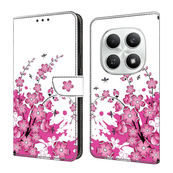Funda para teléfono de cuero vegano pintado con efecto cristal, For Redmi A7 4G 171.8mm, For Redmi Note 15 4G / 5G Global 164mm, For Redmi Note 15 Pro 5G Global 163.6mm, For Redmi 15C 5G / 4G EU 173mm / Poco C85 5G                                      ...