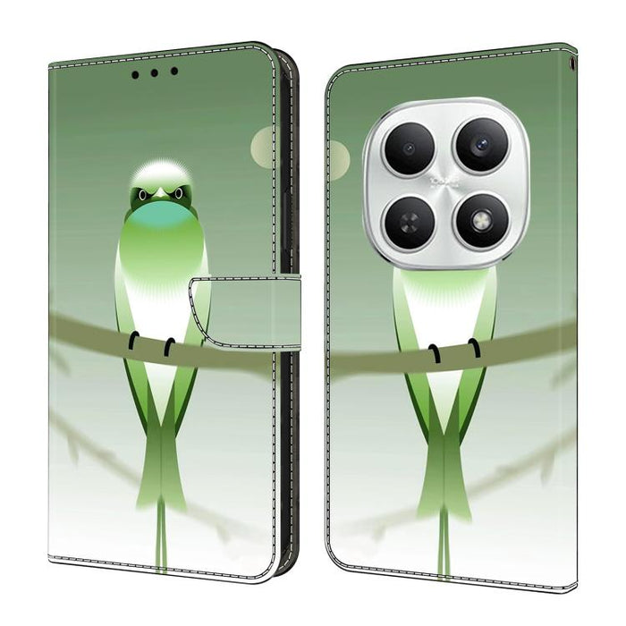 Funda para teléfono de cuero vegano pintado con efecto cristal, For Redmi A7 4G 171.8mm, For Redmi Note 15 4G / 5G Global 164mm, For Redmi Note 15 Pro 5G Global 163.6mm, For Redmi 15C 5G / 4G EU 173mm / Poco C85 5G                                      ...