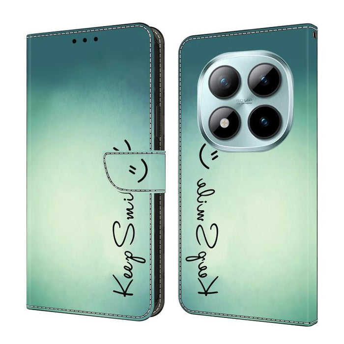 Funda para teléfono de cuero vegano pintado con efecto cristal, For Redmi A7 4G 171.8mm, For Redmi Note 15 4G / 5G Global 164mm, For Redmi Note 15 Pro 5G Global 163.6mm, For Redmi 15C 5G / 4G EU 173mm / Poco C85 5G                                      ...