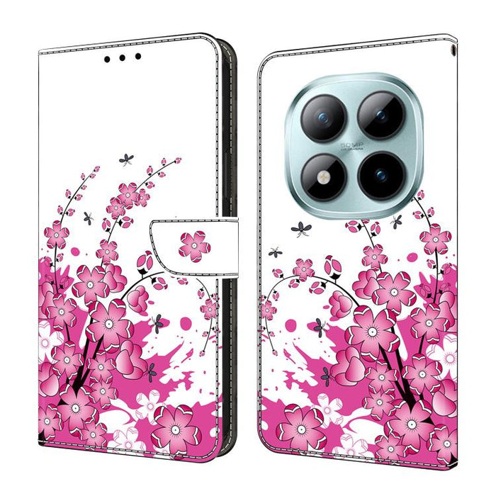 Funda para teléfono de cuero vegano pintado con efecto cristal, For Redmi A7 4G 171.8mm, For Redmi Note 15 4G / 5G Global 164mm, For Redmi Note 15 Pro 5G Global 163.6mm, For Redmi 15C 5G / 4G EU 173mm / Poco C85 5G                                      ...