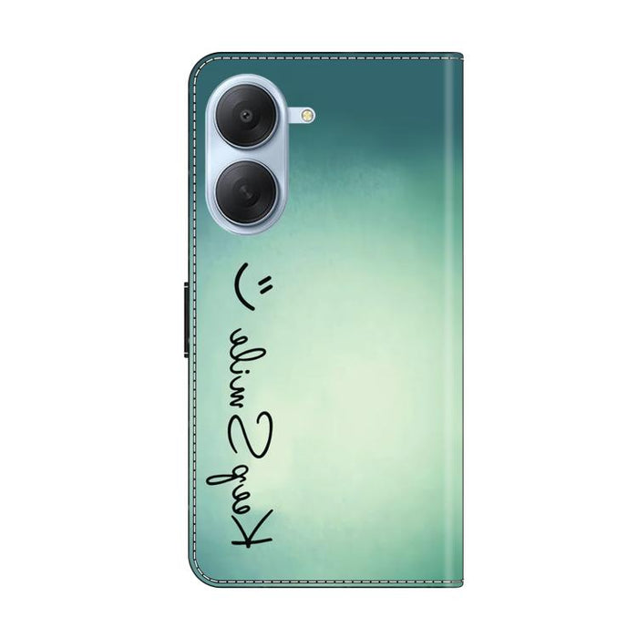 Funda para teléfono de cuero vegano pintado con efecto cristal, For Redmi A7 4G 171.8mm, For Redmi Note 15 4G / 5G Global 164mm, For Redmi Note 15 Pro 5G Global 163.6mm, For Redmi 15C 5G / 4G EU 173mm / Poco C85 5G                                      ...