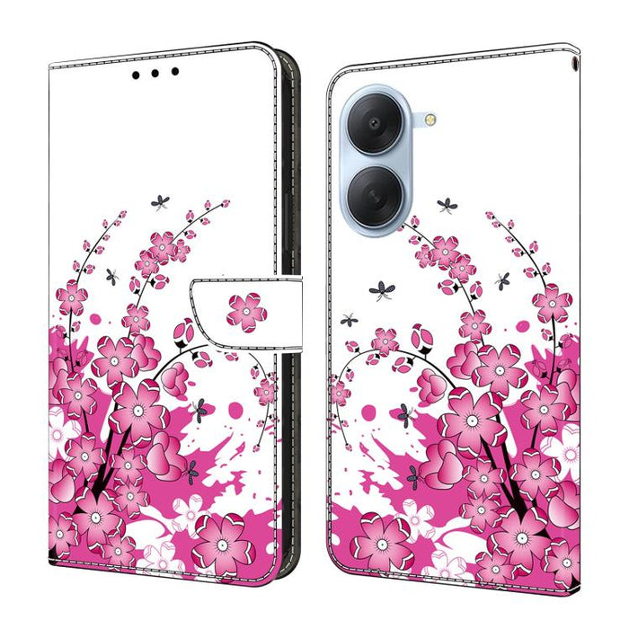 Funda para teléfono de cuero vegano pintado con efecto cristal, For Redmi A7 4G 171.8mm, For Redmi Note 15 4G / 5G Global 164mm, For Redmi Note 15 Pro 5G Global 163.6mm, For Redmi 15C 5G / 4G EU 173mm / Poco C85 5G                                      ...