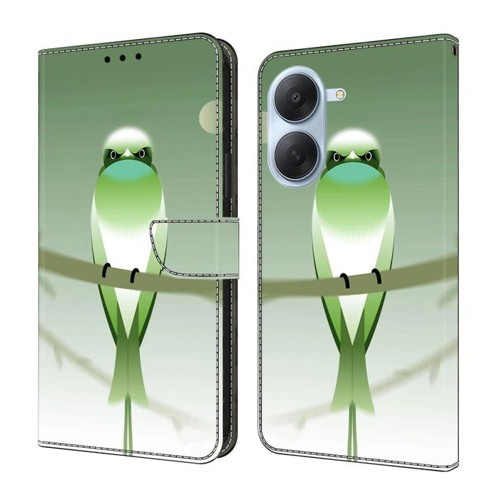 Funda para teléfono de cuero vegano pintado con efecto cristal, For Redmi A7 4G 171.8mm, For Redmi Note 15 4G / 5G Global 164mm, For Redmi Note 15 Pro 5G Global 163.6mm, For Redmi 15C 5G / 4G EU 173mm / Poco C85 5G                                      ...