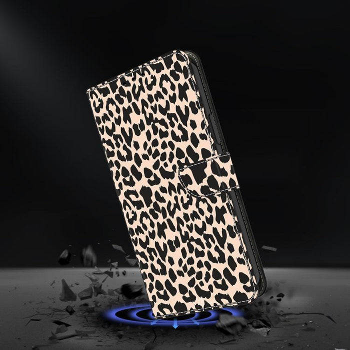 Funda para teléfono de cuero vegano pintado con efecto cristal, For Redmi Note 14 4G 164.84mm, For Redmi Note 14 Pro+ 5G / Poco X7, For Redmi Note 14 Pro 4G, For Redmi Note 14 4G 163.25mm, For Redmi Note 14 5G, For Redmi Note 14 Pro 5G