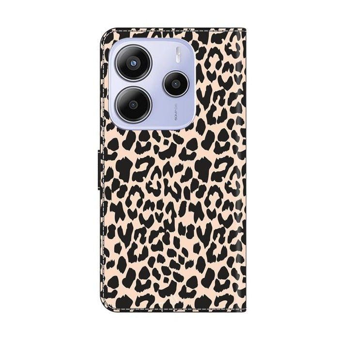 Funda para teléfono de cuero vegano pintado con efecto cristal, For Redmi Note 14 4G 164.84mm, For Redmi Note 14 Pro+ 5G / Poco X7, For Redmi Note 14 Pro 4G, For Redmi Note 14 4G 163.25mm, For Redmi Note 14 5G, For Redmi Note 14 Pro 5G
