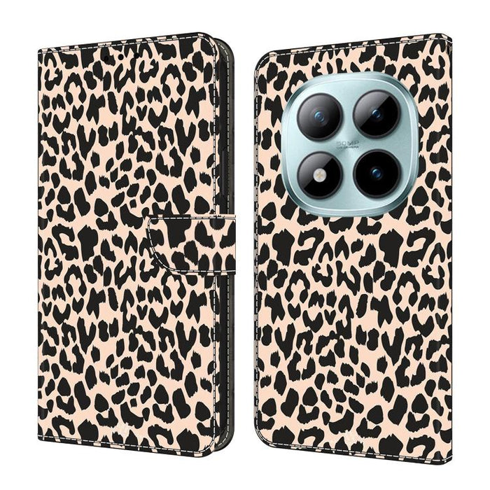 Funda para teléfono de cuero vegano pintado con efecto cristal, For Redmi Note 15 4G / 5G Global 164mm, For Redmi Note 15 Pro 5G Global 163.6mm, For Redmi 15C 5G / 4G EU 173mm / Poco C85 5G, For Redmi 15 5G Global / 15 4G SEA 169.5mm                   ...