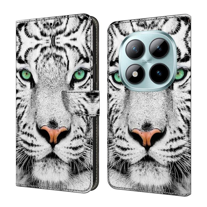 Funda para teléfono de cuero vegano pintado con efecto cristal, For Redmi Note 15 4G / 5G Global 164mm, For Redmi Note 15 Pro 5G Global 163.6mm, For Redmi 15C 5G / 4G EU 173mm / Poco C85 5G, For Redmi 15 5G Global / 15 4G SEA 169.5mm                   ...
