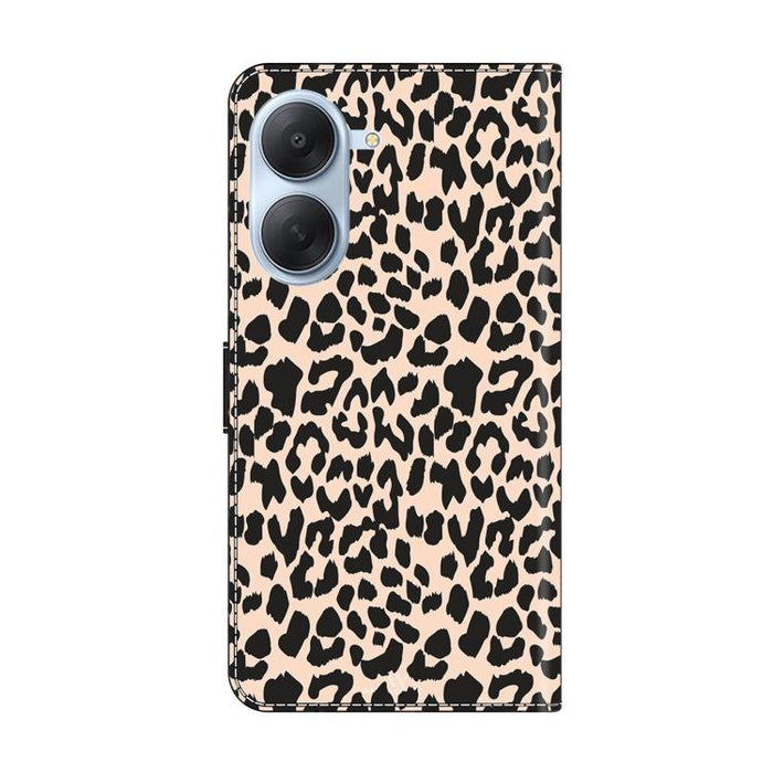 Funda para teléfono de cuero vegano pintado con efecto cristal, For Redmi Note 15 4G / 5G Global 164mm, For Redmi Note 15 Pro 5G Global 163.6mm, For Redmi 15C 5G / 4G EU 173mm / Poco C85 5G, For Redmi 15 5G Global / 15 4G SEA 169.5mm                   ...