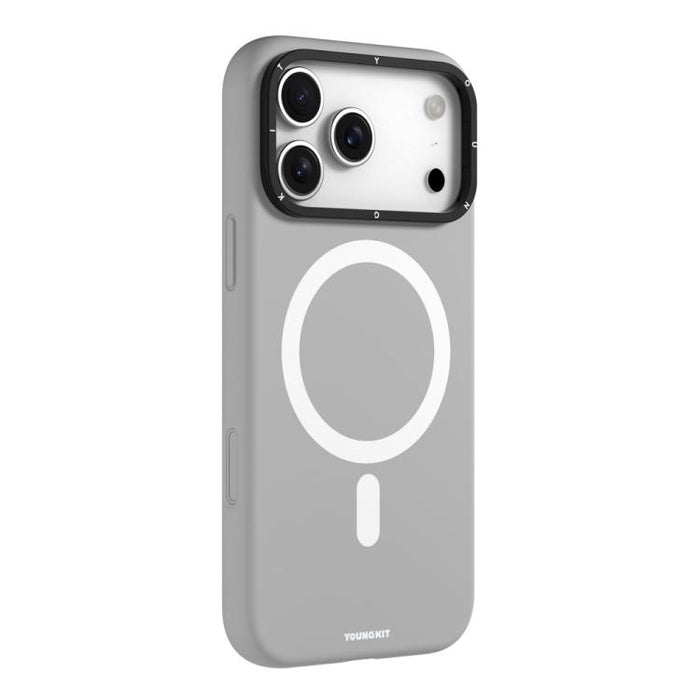 Funda de silicona para teléfono YOUNGKIT Condensate Magnetic Frame Holder Lens Frame Holder, For iPhone 17 Pro Max, For iPhone 17 Pro