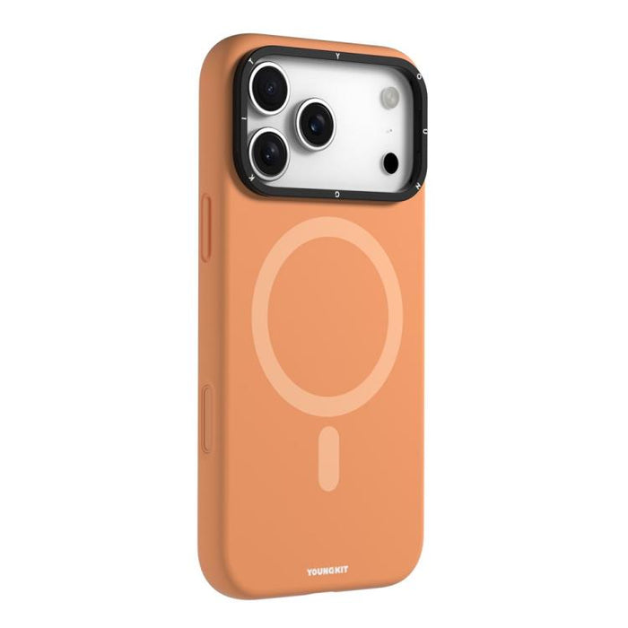 Funda de silicona para teléfono YOUNGKIT Condensate Magnetic Frame Holder Lens Frame Holder, For iPhone 17 Pro Max, For iPhone 17 Pro