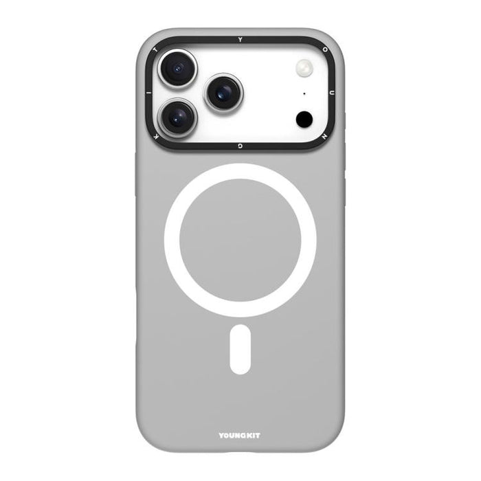 Funda de silicona para teléfono YOUNGKIT Condensate Magnetic Frame Holder Lens Frame Holder, For iPhone 17 Pro Max, For iPhone 17 Pro