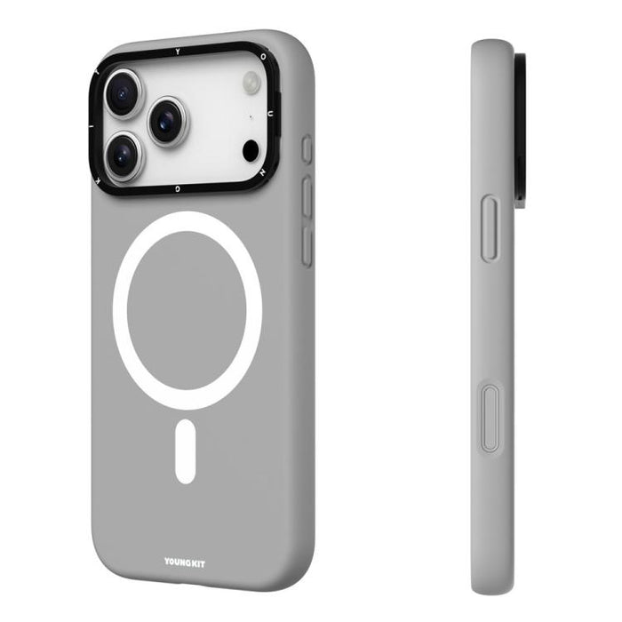 Funda de silicona para teléfono YOUNGKIT Condensate Magnetic Frame Holder Lens Frame Holder, For iPhone 17 Pro Max, For iPhone 17 Pro