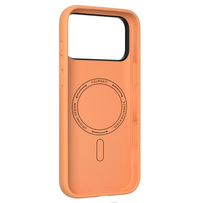 Funda de silicona para teléfono YOUNGKIT Condensate Magnetic Frame Holder Lens Frame Holder, For iPhone 17 Pro Max, For iPhone 17 Pro
