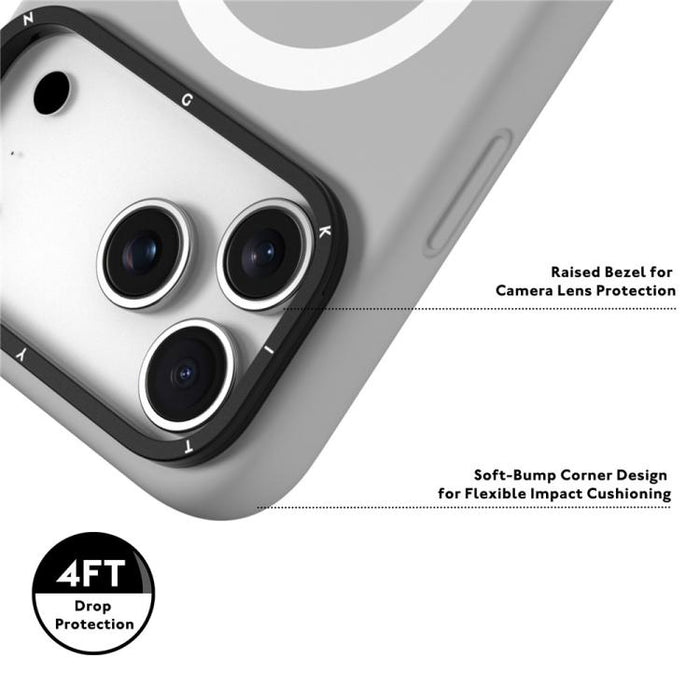 Funda de silicona para teléfono YOUNGKIT Condensate Magnetic Frame Holder Lens Frame Holder, For iPhone 17 Pro Max, For iPhone 17 Pro