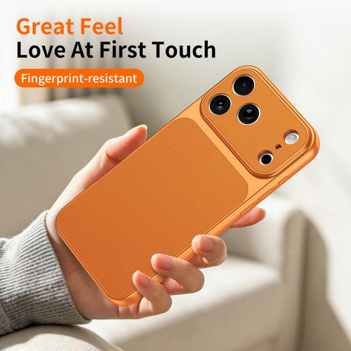 Funda para teléfono a prueba de golpes con tacto de piel de cordero de la serie Lambkin, For iPhone 17 Pro Max, For iPhone 17 Pro