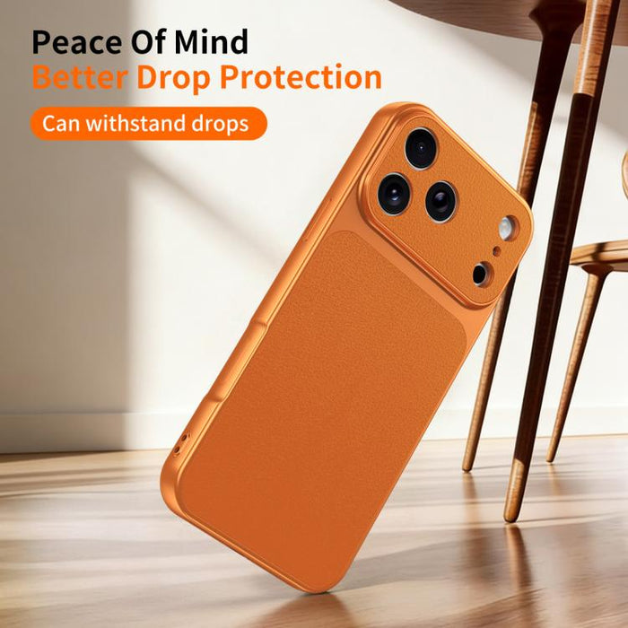 Funda para teléfono a prueba de golpes con tacto de piel de cordero de la serie Lambkin, For iPhone 17 Pro Max, For iPhone 17 Pro