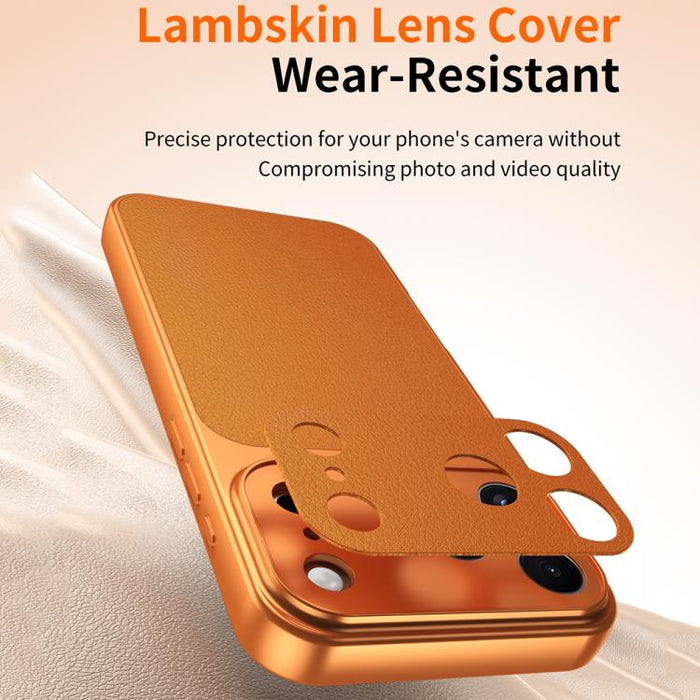 Funda para teléfono a prueba de golpes con tacto de piel de cordero de la serie Lambkin, For iPhone 17 Pro Max, For iPhone 17 Pro