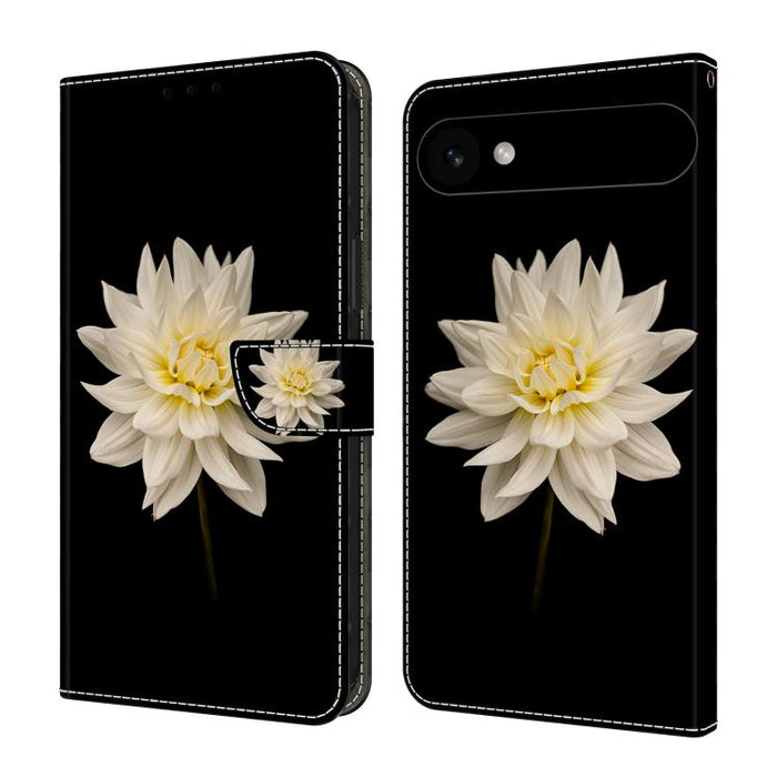 Funda para teléfono de cuero vegano pintado con efecto cristal, For iPhone 17e / 16e, For iPhone 17 Pro Max, For iPhone 17 Pro, For iPhone 17, For iPhone Air