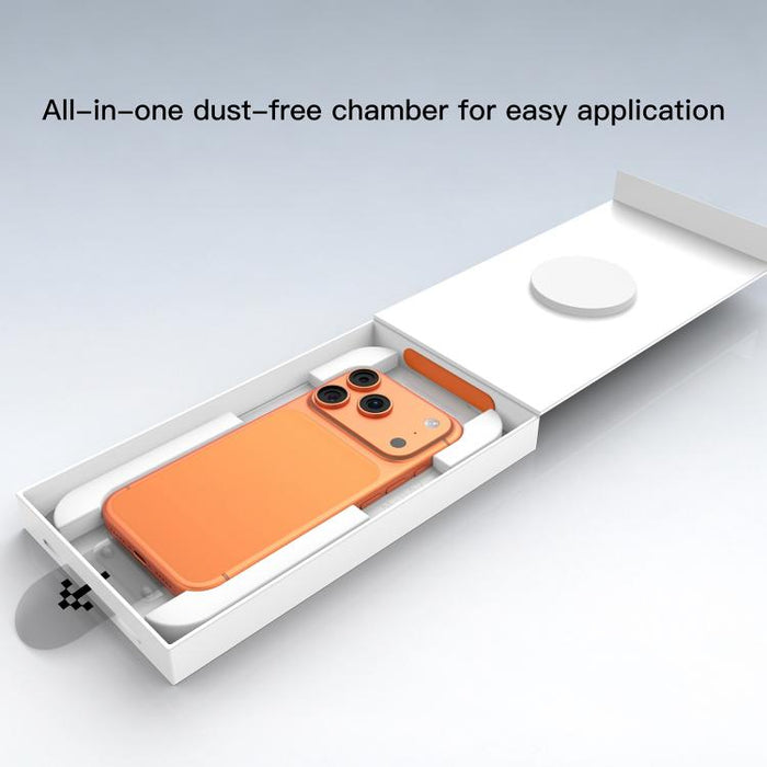 Película protectora de vidrio templado HD Mutural Easy Install para cámaras sin polvo, For iPhone 17 Pro Max, For iPhone 17 Pro, For iPhone 17, For iPhone Air