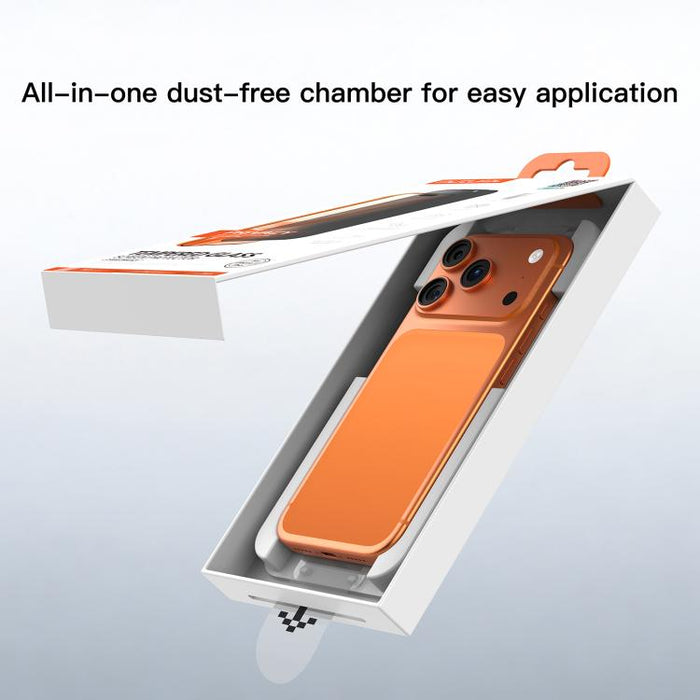 Película de vidrio templado para cámaras sin polvo de fácil instalación de Mutural, For iPhone 17 Pro Max, For iPhone 17 Pro, For iPhone 17, For iPhone Air