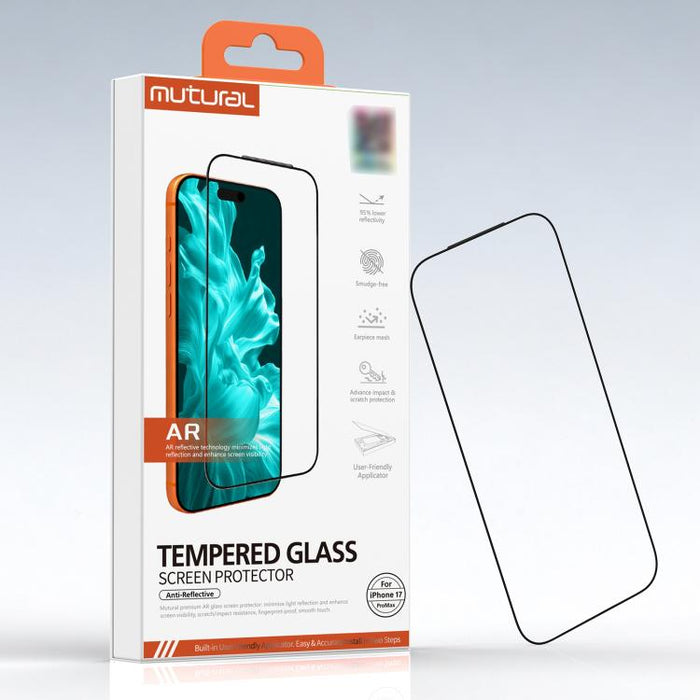 Película de vidrio templado antirreflectante esmerilado Mutural Easy Install para cámaras sin polvo, For iPhone 17 Pro Max, For iPhone 17 Pro, For iPhone 17, For iPhone Air