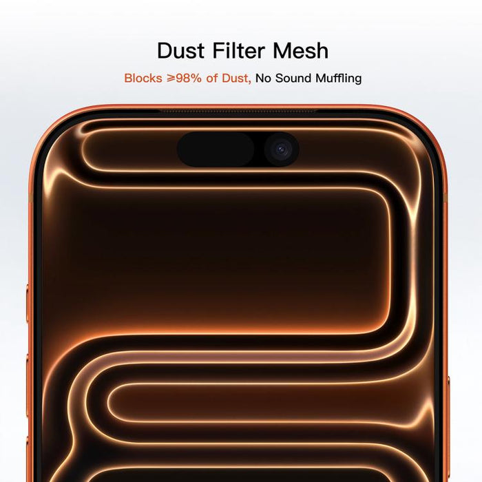 Película de vidrio templado antirreflectante esmerilado Mutural Easy Install para cámaras sin polvo, For iPhone 17 Pro Max, For iPhone 17 Pro, For iPhone 17, For iPhone Air