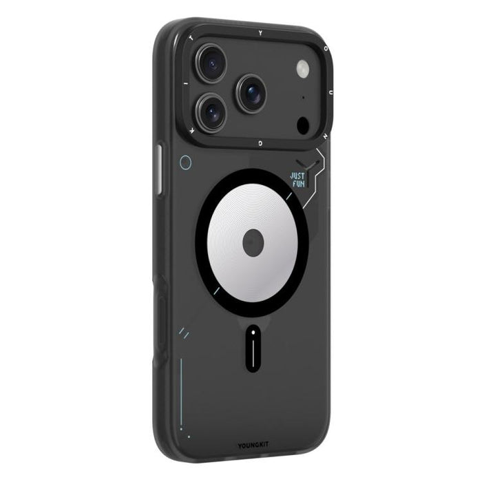 Funda magnética híbrida para teléfono YOUNGKIT Disc Design Series de TPU y PC, For iPhone 17 Pro Max, For iPhone 17 Pro