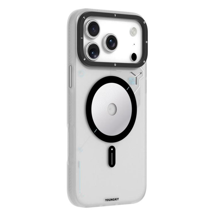 Funda magnética híbrida para teléfono YOUNGKIT Disc Design Series de TPU y PC, For iPhone 17 Pro Max, For iPhone 17 Pro