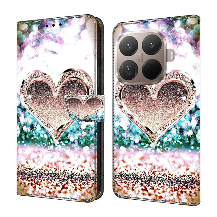 Funda para teléfono de cuero vegano pintado con efecto cristal, For Xiaomi 17 Ultra, For Xiaomi 15T Pro 5G, For Xiaomi 15T 5G, For Xiaomi 15 Pro, For Xiaomi 15