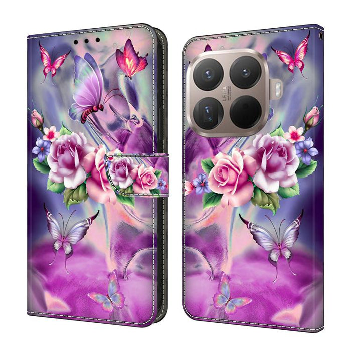 Funda para teléfono de cuero vegano pintado con efecto cristal, For Xiaomi 17 Ultra, For Xiaomi 15T Pro 5G, For Xiaomi 15T 5G, For Xiaomi 15 Pro, For Xiaomi 15