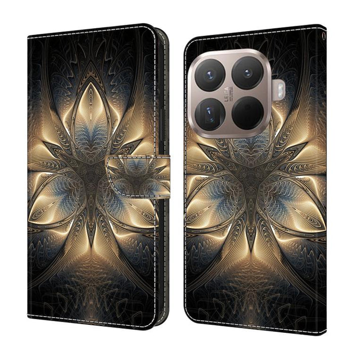 Funda para teléfono de cuero vegano pintado con efecto cristal, For Xiaomi 17 Ultra, For Xiaomi 15T Pro 5G, For Xiaomi 15T 5G, For Xiaomi 15 Pro, For Xiaomi 15