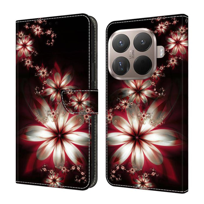 Funda para teléfono de cuero vegano pintado con efecto cristal, For Xiaomi 17 Ultra, For Xiaomi 15T Pro 5G, For Xiaomi 15T 5G, For Xiaomi 15 Pro, For Xiaomi 15