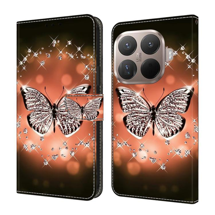 Funda para teléfono de cuero vegano pintado con efecto cristal, For Xiaomi 17 Ultra, For Xiaomi 15T Pro 5G, For Xiaomi 15T 5G, For Xiaomi 15 Pro, For Xiaomi 15