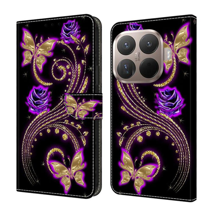 Funda para teléfono de cuero vegano pintado con efecto cristal, For Xiaomi 17 Ultra, For Xiaomi 15T Pro 5G, For Xiaomi 15T 5G, For Xiaomi 15 Pro, For Xiaomi 15