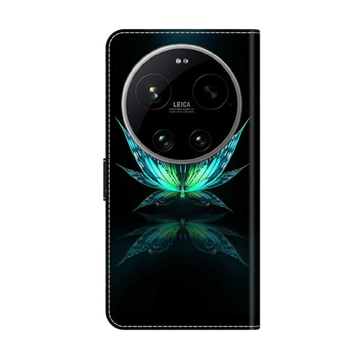 Funda para teléfono de cuero vegano pintado con efecto cristal, For Xiaomi 17 Ultra, For Xiaomi 15T Pro 5G, For Xiaomi 15T 5G, For Xiaomi 15 Pro, For Xiaomi 15