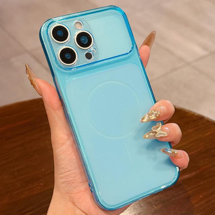 Funda para teléfono de TPU translúcida esmerilada con orificio de precisión y ventana grande, For iPhone 12 Pro, For iPhone 11 Pro Max, For iPhone 11