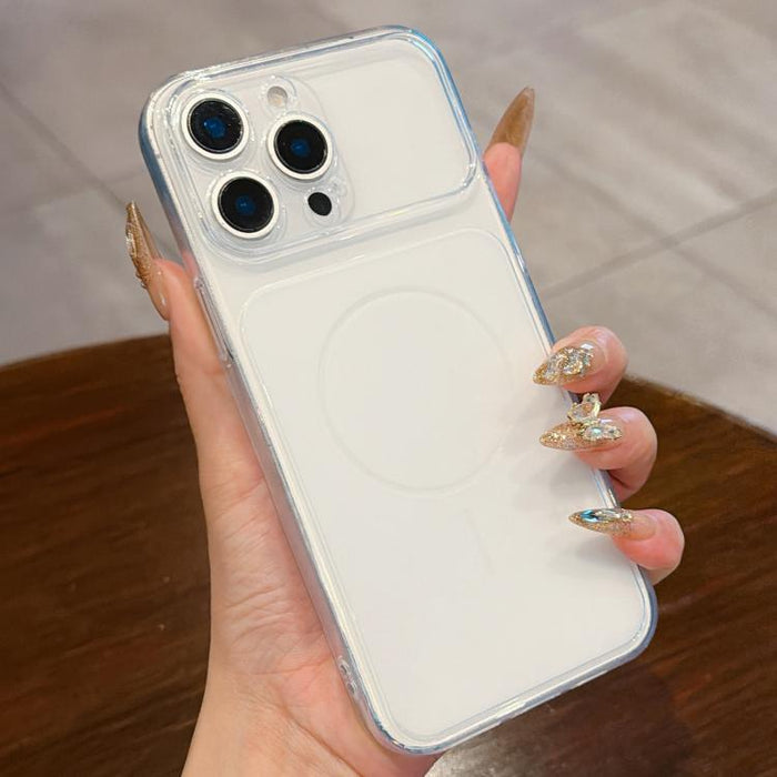 Funda para teléfono de TPU translúcida esmerilada con orificio de precisión y ventana grande, For iPhone 12 Pro, For iPhone 11 Pro Max, For iPhone 11