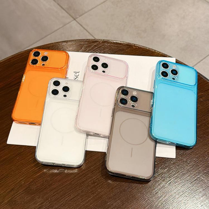 Funda para teléfono de TPU translúcida esmerilada con orificio de precisión y ventana grande, For iPhone 12 Pro, For iPhone 11 Pro Max, For iPhone 11
