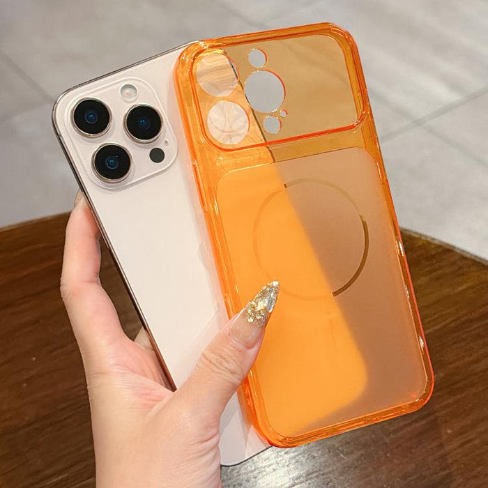Funda para teléfono de TPU translúcida esmerilada con orificio de precisión y ventana grande, For iPhone 12 Pro, For iPhone 11 Pro Max, For iPhone 11