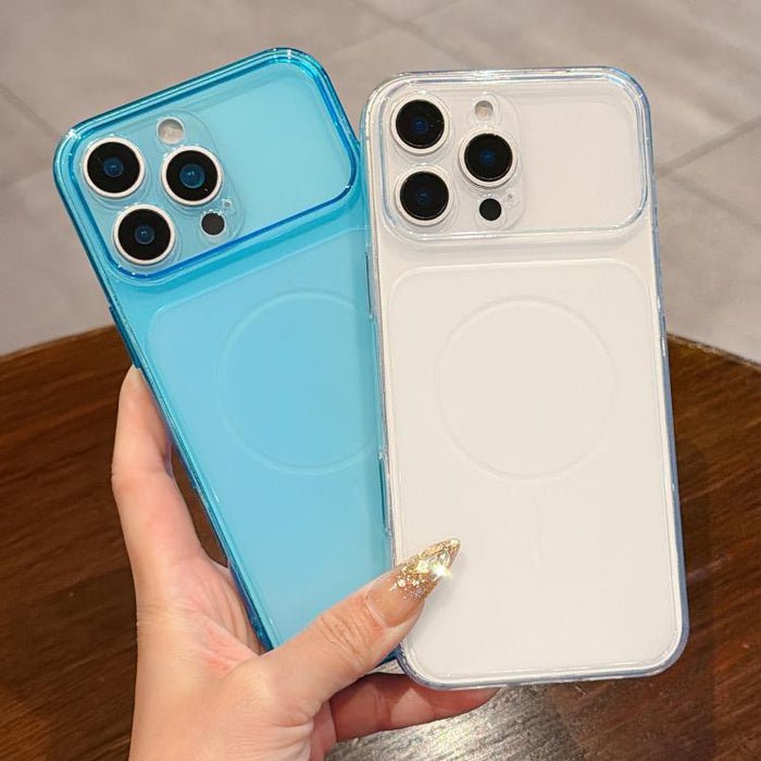Funda para teléfono de TPU translúcida esmerilada con orificio de precisión y ventana grande, For iPhone 12 Pro, For iPhone 11 Pro Max, For iPhone 11