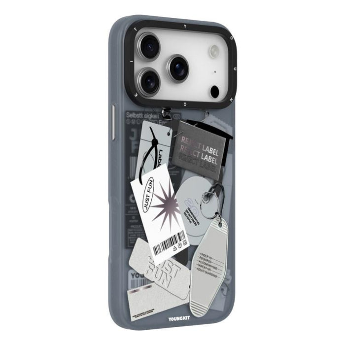Funda magnética mate de TPU para teléfono YOUNGKIT Serie Interdimensional IMD, For iPhone 17 Pro Max, For iPhone 17 Pro