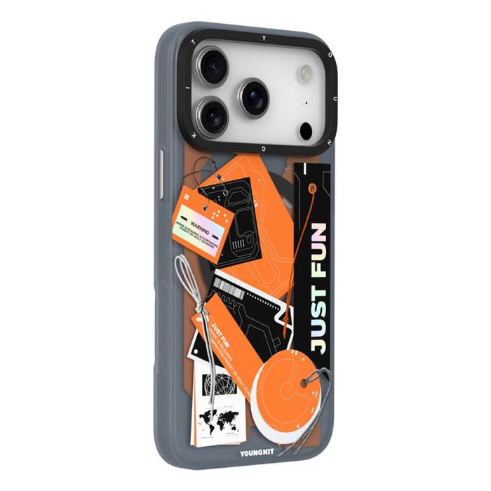 Funda magnética mate de TPU para teléfono YOUNGKIT Serie Interdimensional IMD, For iPhone 17 Pro Max, For iPhone 17 Pro