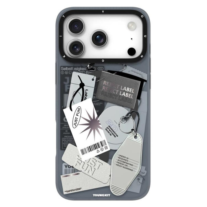 Funda magnética mate de TPU para teléfono YOUNGKIT Serie Interdimensional IMD, For iPhone 17 Pro Max, For iPhone 17 Pro