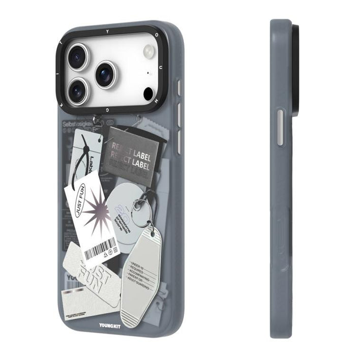 Funda magnética mate de TPU para teléfono YOUNGKIT Serie Interdimensional IMD, For iPhone 17 Pro Max, For iPhone 17 Pro
