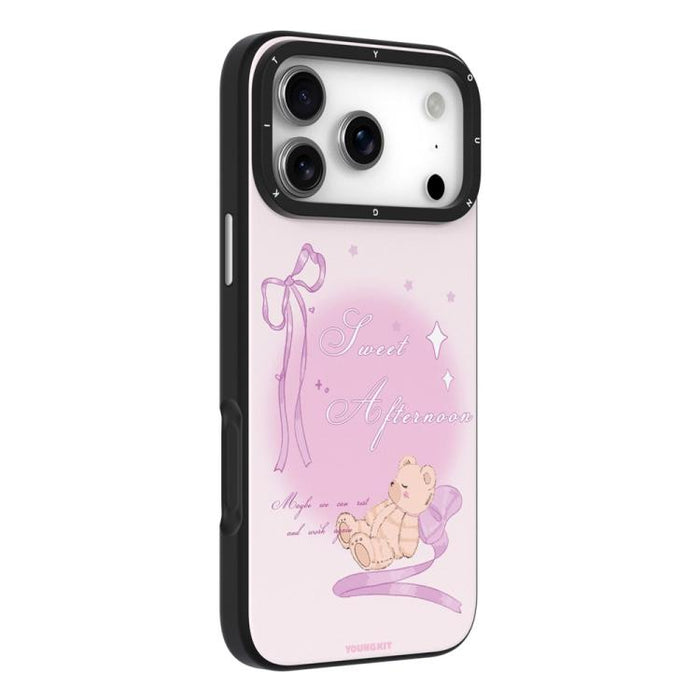 Funda magnética de TPU IMD de la serie de animales lindos de YOUNGKIT, For iPhone 17 Pro Max, For iPhone 17 Pro