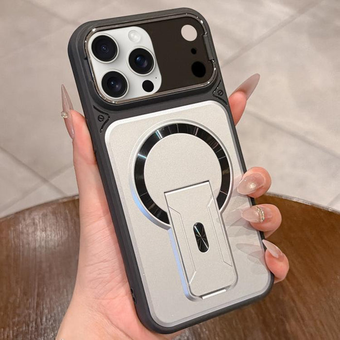 Funda magnética para teléfono con tapa de lente a prueba de golpes y soporte oculto, For iPhone 12 Pro Max, For iPhone 12 Pro, For iPhone 11 Pro Max, For iPhone 11